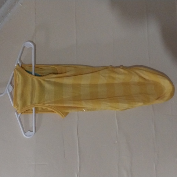 Yellow and Blue Fringe Girls Shirt - Picture 3 of 3